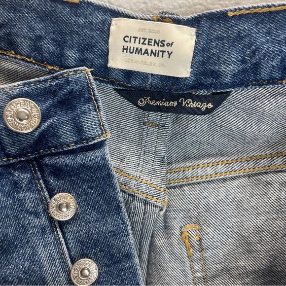 Citizens of Humanity Charlotte High Rise Straight Revolve Magnolia - Picture 9 of 14